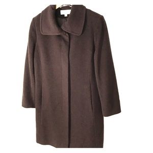 Larry Levine lambswool and cashmere coat  size 10